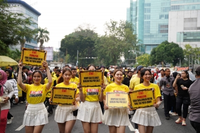 Giliran Medan, Extrajoss Ultimate Ramaikan Ruang Publik dengan Parade Komunitas