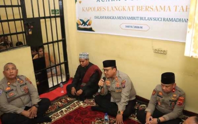 Sambut Ramadhan 1447 H, Polres Langkat Makan Bersama Dengan Para Tahanan
