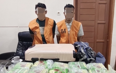 Laju Kurir Sabu 21 Kg Terhenti di Lubuk Pakam, Polresta Deliserdang Tangkap 2 Tersangka