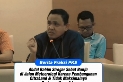 DPRD Sumut: Segera Atasi Banjir di Jalan Meteorologi, Pancing dan Jalan Bhayangkara