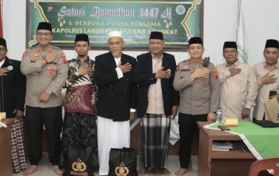 Perkuat Sinergi dan Silaturahmi, Kapolres Langkat Buka Puasa Bersama MUI