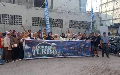 Puluhan Riders Kisaran Rasakan Sensasi Fitur Y-connect Yamaha NMAX Turbo Saat City Touring