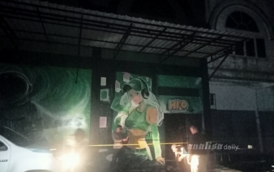 Tidak Ada Aktivitas didalam THM, Karaoke HIO Diduga Dibakar OTK