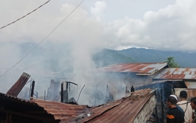 Diduga Dibakar ODGJ, Tujuh Rumah di Aceh Tenggara Terbakar 