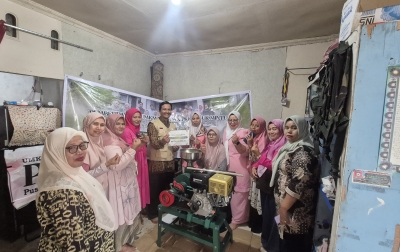 Program Mahasiswa UNAND Serahkan Alat Produksi dan Modul Pendampingan ke UMKM PURI Lubuk Minturun
