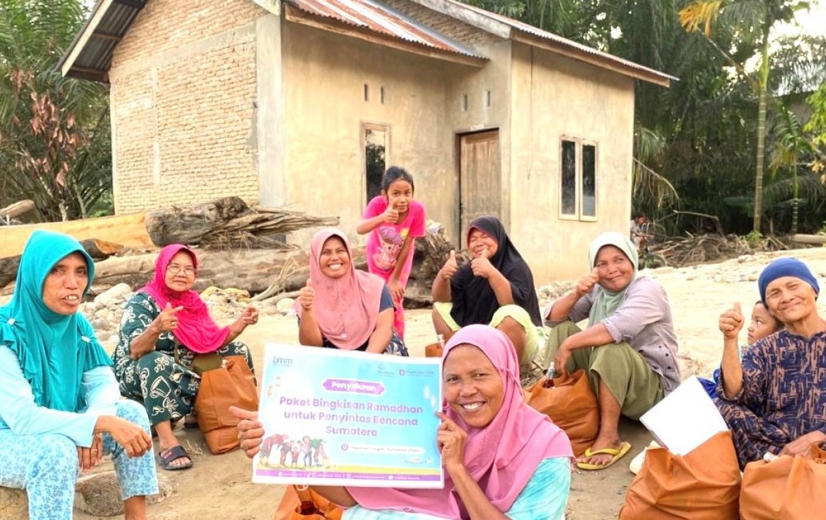 BMM Salurkan Bantuan untuk Korban Banjir di Tapanuli Tengah