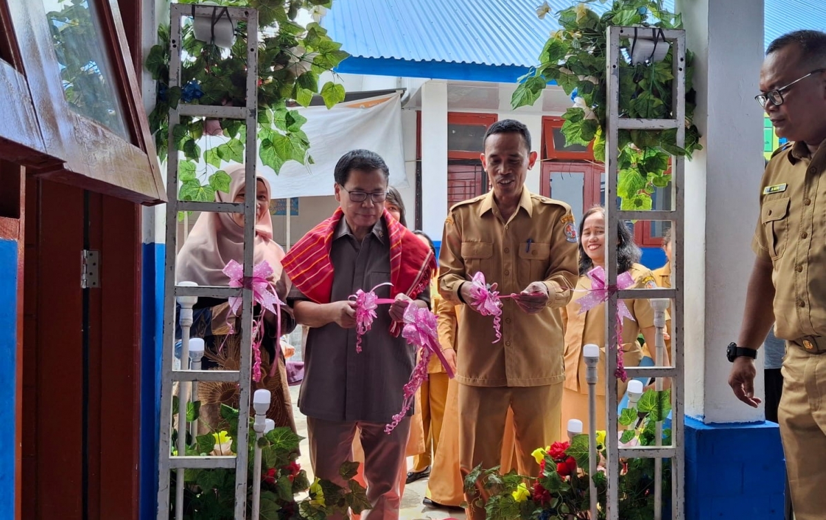 Sofyan Tan Resmikan 2 Gedung Sekolah di Pancur Batu, Revitalisasi Capai Rp2 Miliar