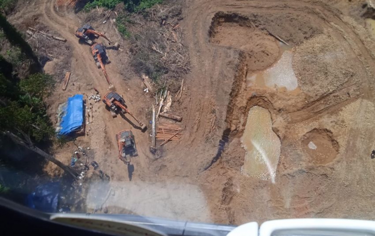 Polisi Ungkap Satu Titik Tambang Ilegal di Perbatasan Madina, Produksi 100 Gram Emas per Hari