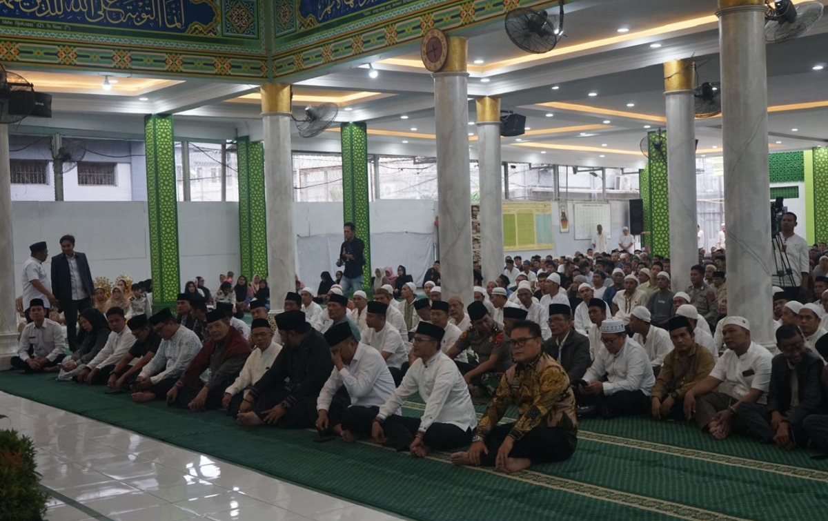 Jeruji Besi Tak Jadi Halangan WBP Lapas I Medan, Kakanwil Ditjenpas Sumut Buka Pembinaan Tahfizh Momen Ramadan