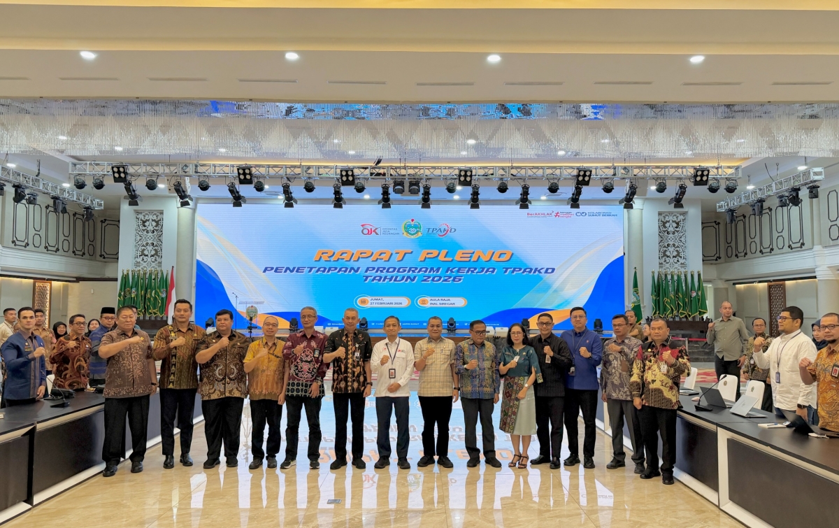 Dorong Kesejahteraan Masyarakat, TPAKD Sumut Fokus Percepatan Inklusi Keuangan