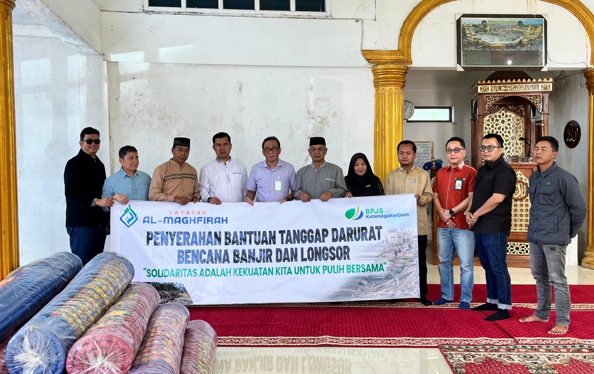 Wujud Gotong Royong, BPJS Ketenagakerjaan Salurkan Bantuan Pascabanjir untuk Warga Bener Meriah