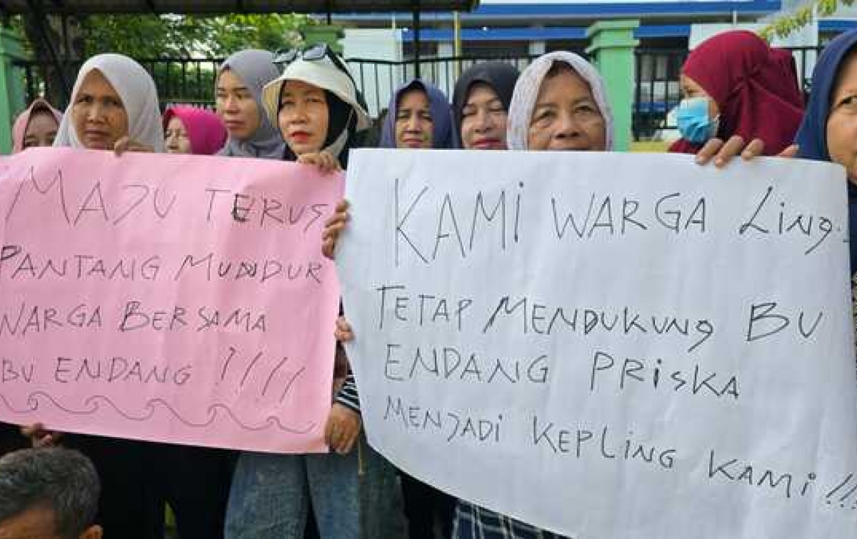 Warga Perwira II Lingkungan IX Tolak M Salim Jadi Kepling