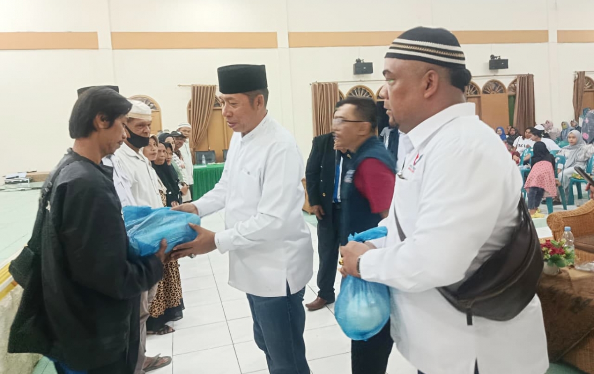Pererat Kebersamaan, Partai Perindo Gelar Bukber dan Berbagi Sembako di Simalungun