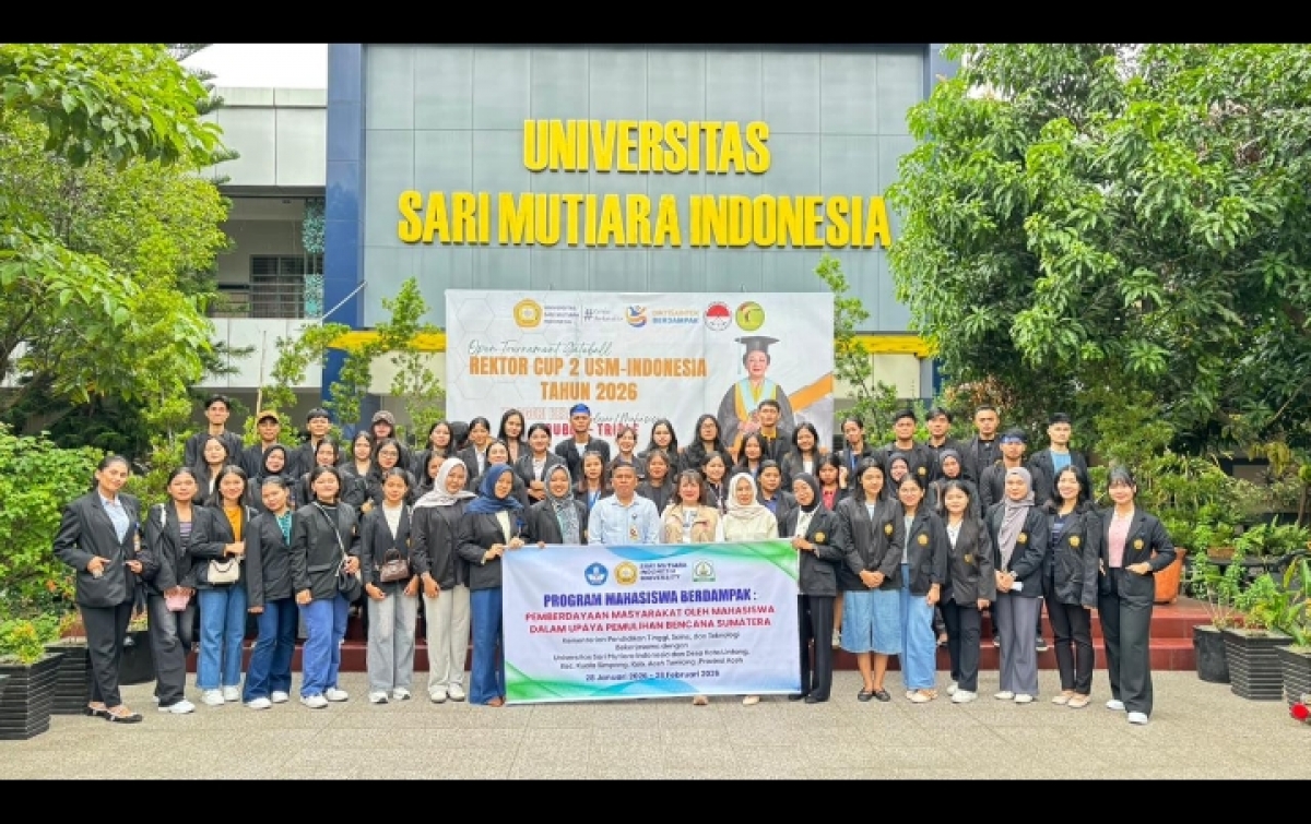Mahasiswa USM Indonesia Turun Langsung Pulihkan Dampak Bencana di Desa Kota Lintang