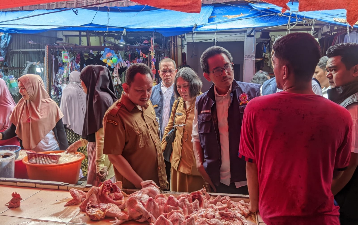 KPPU Kanwil I Sidak Pasar di Medan, Pastikan Stabilitas Harga Bahan Pokok Selama Ramadan