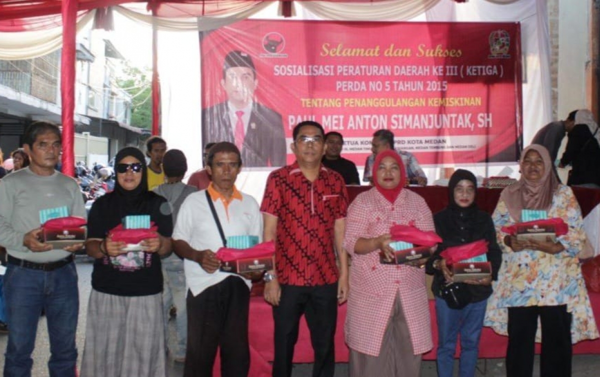 Paul Simanjuntak Minta Lurah Proaktif Evaluasi Warga Penerima Bansos