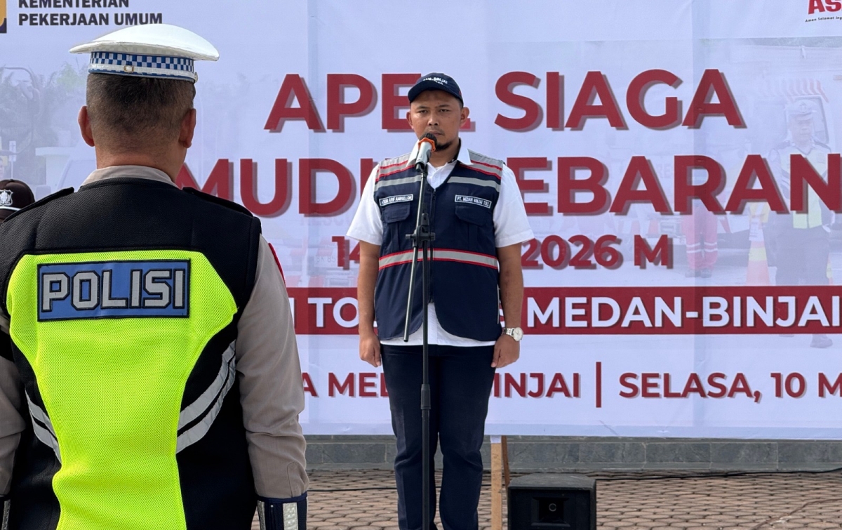 Sambut Mudik Lebaran 2026, Tol Medan-Binjai Siagakan 120 Personel dan Fasilitas Rest Area Prima