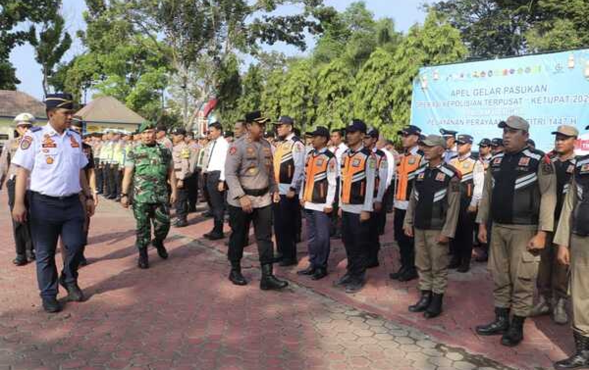 Apel Gelar Pasukan Operasi Ketupat, Polres Langkat Siap Amankan Mudik Lebaran