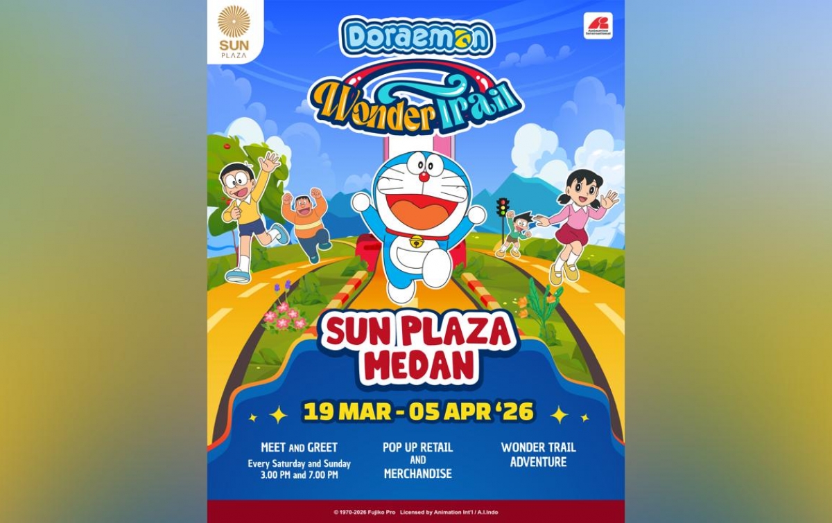 Libur Lebaran Makin Ikonik, Doraemon Bakal Sapa Pengunjung SUN Plaza