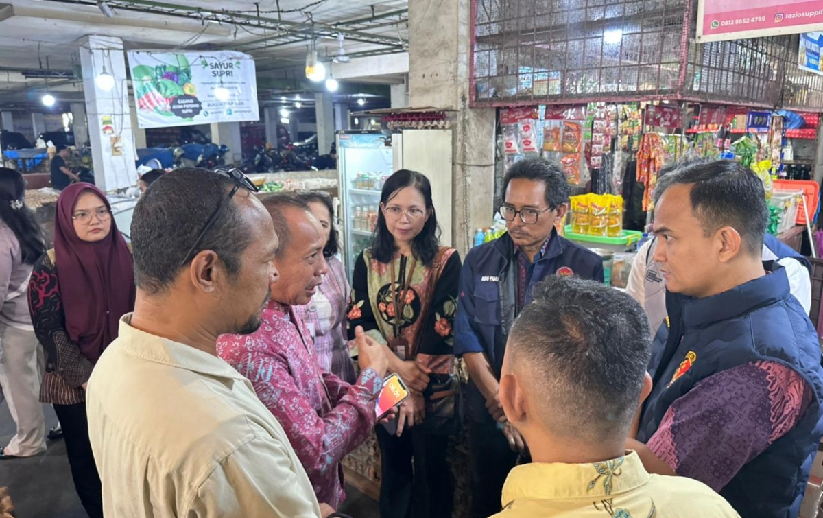 Kawal Harga Jelang Lebaran, KPPU dan Satgas Pangan Sidak Serentak 4 Pasar Besar di Medan