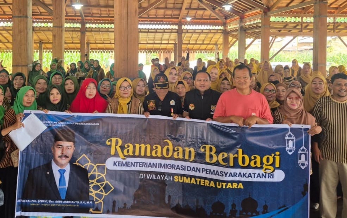 Laksanakan Instruksi Menimipas Agus Andrianto, Imigrasi Sumut Distribusikan 5.000 Paket Kebaikan di Bulan Ramadan