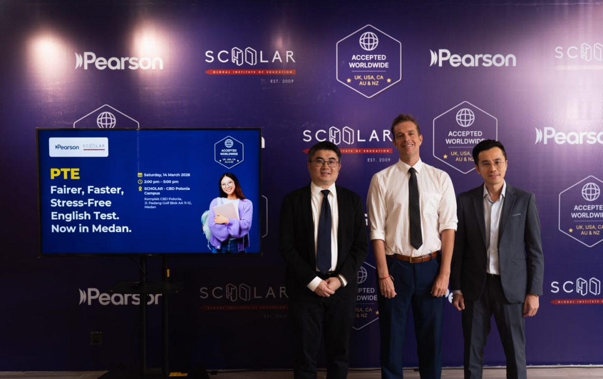 Pertama di Medan dan Sumatera Utara, Scholar Tuition Centre Hadirkan Tes Bahasa Inggris Internasional PTE