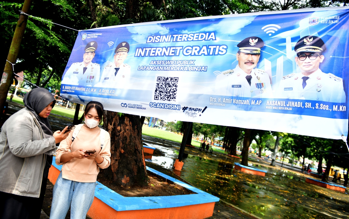 Warga Binjai Sambut Baik Program Internet Gratis Gubernur Bobby Nasution