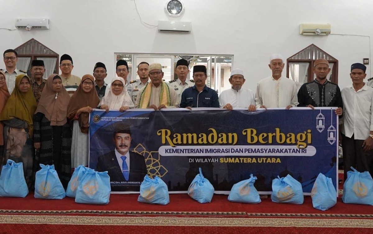 Imigrasi Sumatera Utara Pastikan Amanah 22.500 Paket Ramadan Menteri Imipas Tepat Sasaran