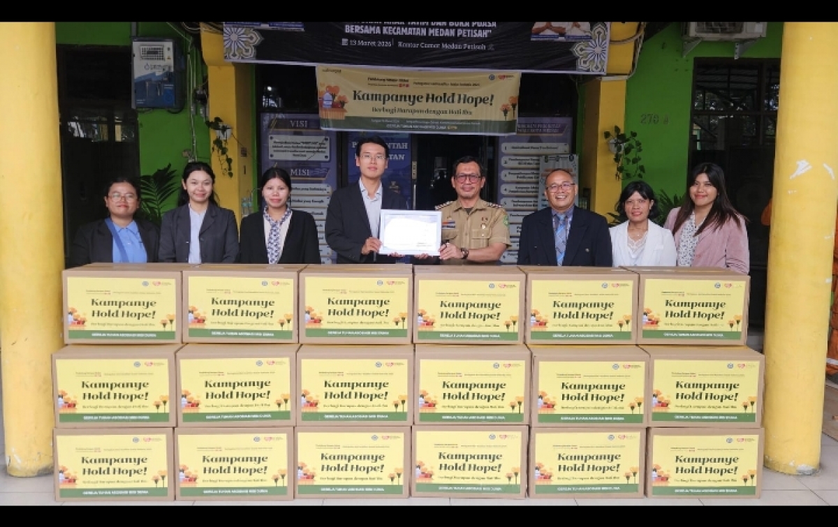 Gereja Tuhan Bagikan Harapan Lewat Kampanye “Hold Hope!” di Medan Petisah