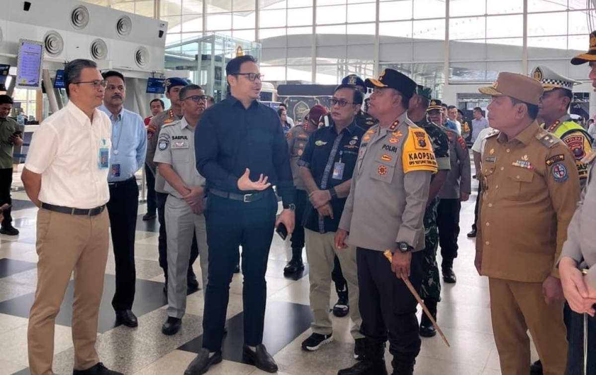 Pantau Arus Mudik di Bandara Kualanamu, Kapolda Sumut Pastikan Keamanan Penumpang Terjamin
