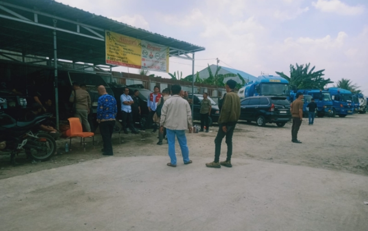 Tim Gabungan Grebek Gudang BBM Ilegal di Marelan