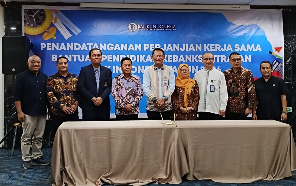 BI Beri Bantuan Beasiswa Pendidikan untuk Mahasiswa di 8 Universitas