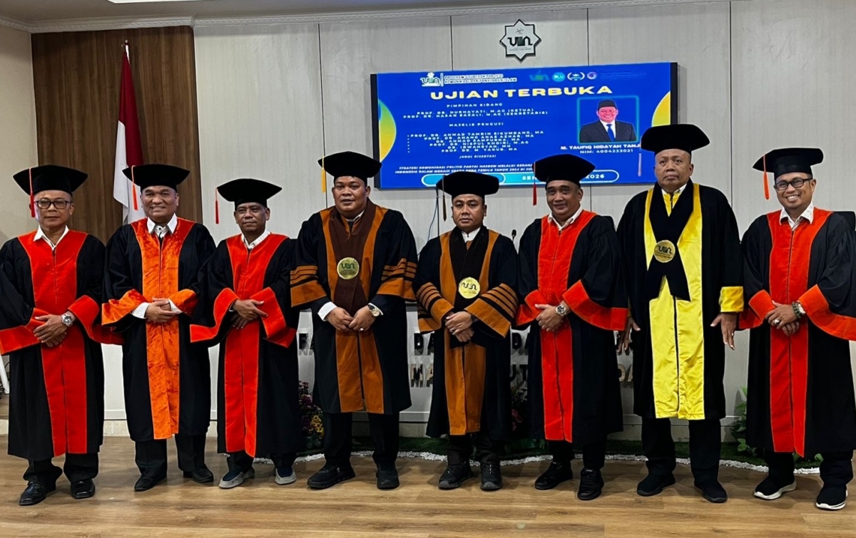 Akademisi Sumut Taufiq Hidayah Tanjung Raih Gelar Doktor di UINSU