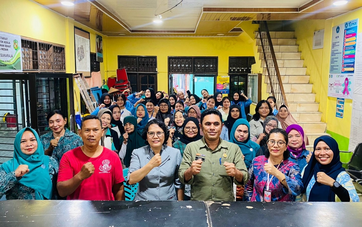 Pemulihan Pascabencana di Kota Medan, Mahasiswa STIKes Mitra Sejati Gagas ‘Kampung Tangguh Banjir’