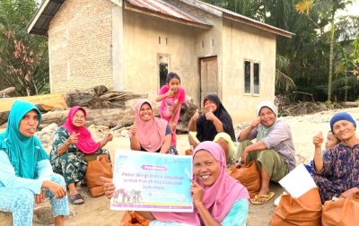 BMM Salurkan Bantuan untuk Korban Banjir di Tapanuli Tengah