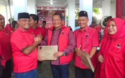 Partai Demokrasi Indonesia Perjuangan Sumut Perkuat Konsolidasi, 30 DPC Resmi Terima SK untuk Periode 2025–2030