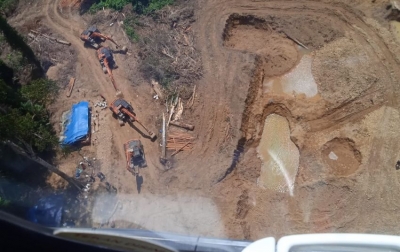 Polisi Ungkap Satu Titik Tambang Ilegal di Perbatasan Madina, Produksi 100 Gram Emas per Hari