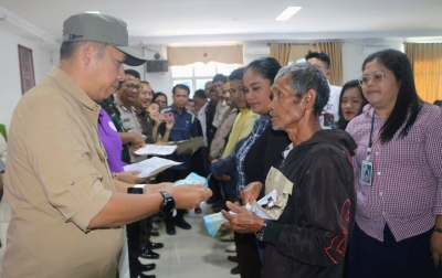 1.600 Jiwa Korban Bencana di Taput Terima Jaminan Hidup dari Kemensos