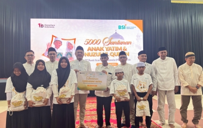 BSI Berbagi: 5.000 Anak Yatim Terima Santunan Serentak di Seluruh Indonesia