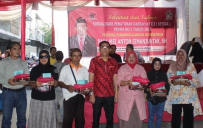 Paul Simanjuntak Minta Lurah Proaktif Evaluasi Warga Penerima Bansos