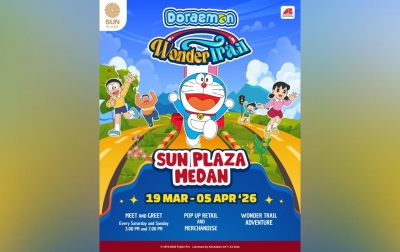 Libur Lebaran Makin Ikonik, Doraemon Bakal Sapa Pengunjung SUN Plaza