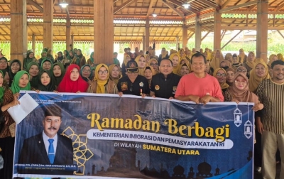 Laksanakan Instruksi Menimipas Agus Andrianto, Imigrasi Sumut Distribusikan 5.000 Paket Kebaikan di Bulan Ramadan