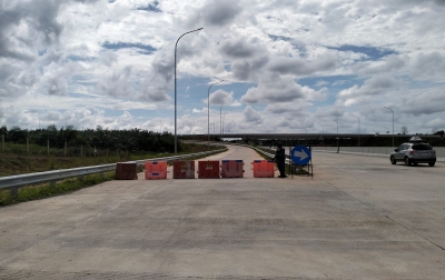 Urai Kemacetan di Exit Pangkalan Balai, Rekayasa Lalu Lintas Tol Palembang-Betung Resmi Dialihkan