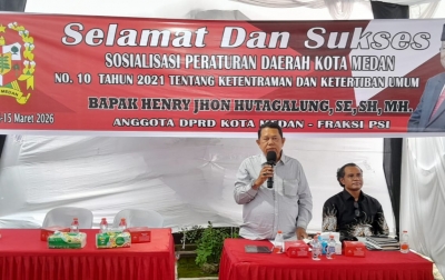 Henry Jhon Hutagalung Minta Pemko Medan Perbanyak Bangun Halte