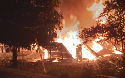 Empat Rumah Warga Ludes Terbakar Usai Berbuka Puasa
