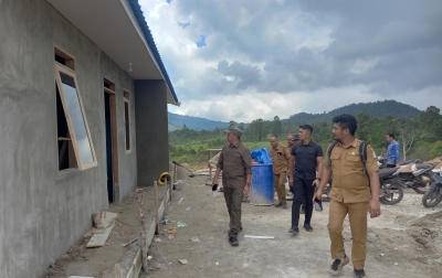 Kejar Target Mei 2026: Bupati JTP Hutabarat Pastikan Pembangunan Huntap Adiankoting Rampung Tepat Waktu