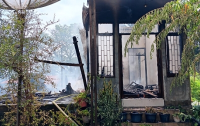 Rumah Semi Permanen Hangus Terbakar, Kerugian Ditaksir Rp150 Juta