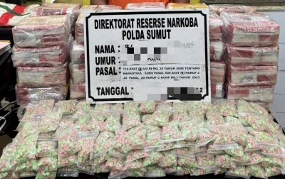 Polda Sumut Gagalkan Penyelundupan 50 Kg Sabu dan 20 Ribu Butir Ekstasi di Perairan Asahan