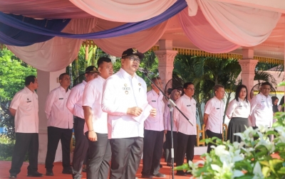 Apel Gabungan Pascalebaran, Bupati: Stigma Negatif ASN Kurang Disiplin Harus Diubah