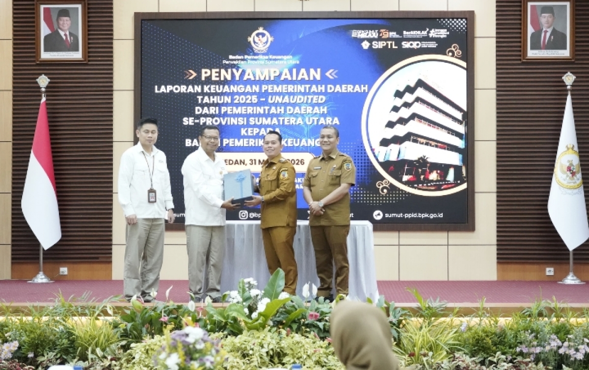Pemkab Palas Serahkan LKPD 2025  kepada BPK Sumut